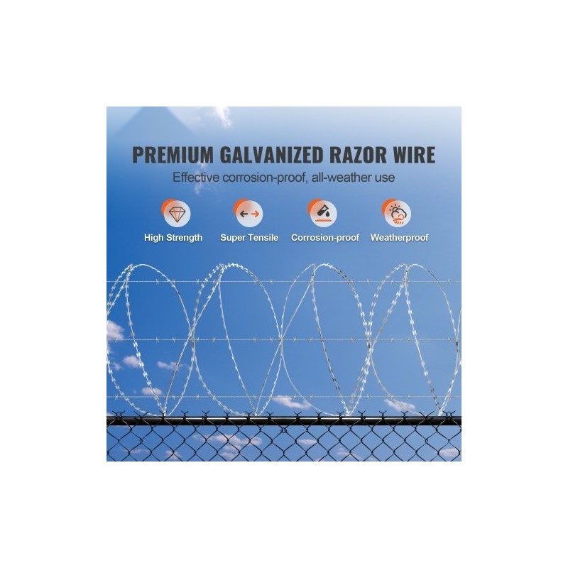 Kuumasinkitty teräs partalanka kolmekymmentä metriä kaksi rullaa kaksoiskierre aidan korotukseen