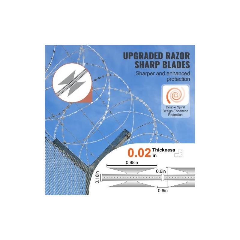 Kuumasinkitty teräs partalanka kolmekymmentä metriä kaksi rullaa kaksoiskierre aidan korotukseen