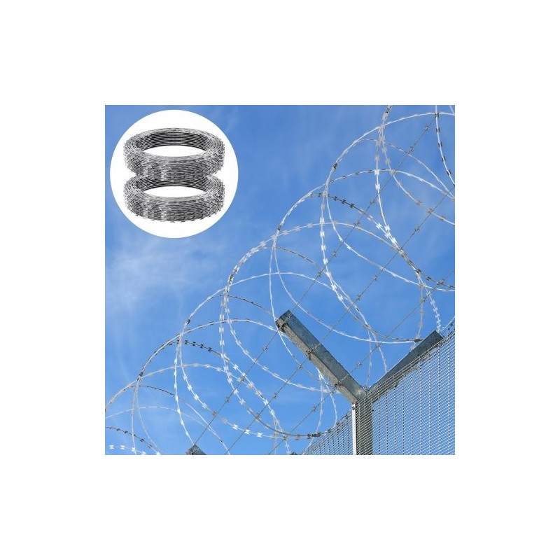 Kuumasinkitty teräs partalanka kolmekymmentä metriä kaksi rullaa kaksoiskierre aidan korotukseen