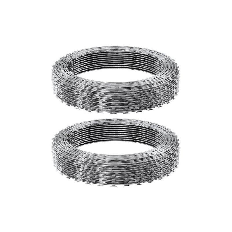 Kuumasinkitty teräs partalanka kolmekymmentä metriä kaksi rullaa kaksoiskierre aidan korotukseen