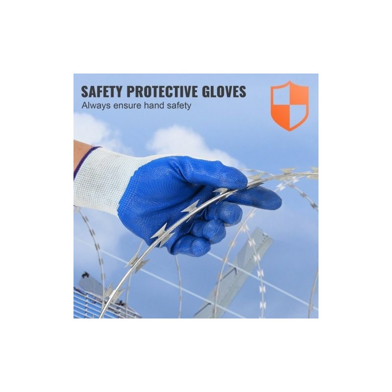 Kuumasinkitty partalanka 45 metriä 3 kelaa spiraalirakenne aidan korotukseen