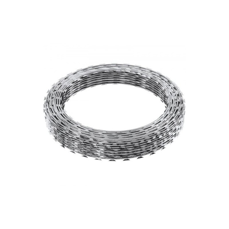 Kuumasinkitty partalanka 45 metriä 3 kelaa spiraalirakenne aidan korotukseen