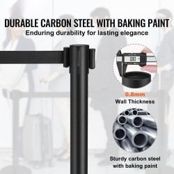 Jononohjaustolpat hiiliterästä 2 kappaletta 2 m nauha betonitäytteiset jalustat