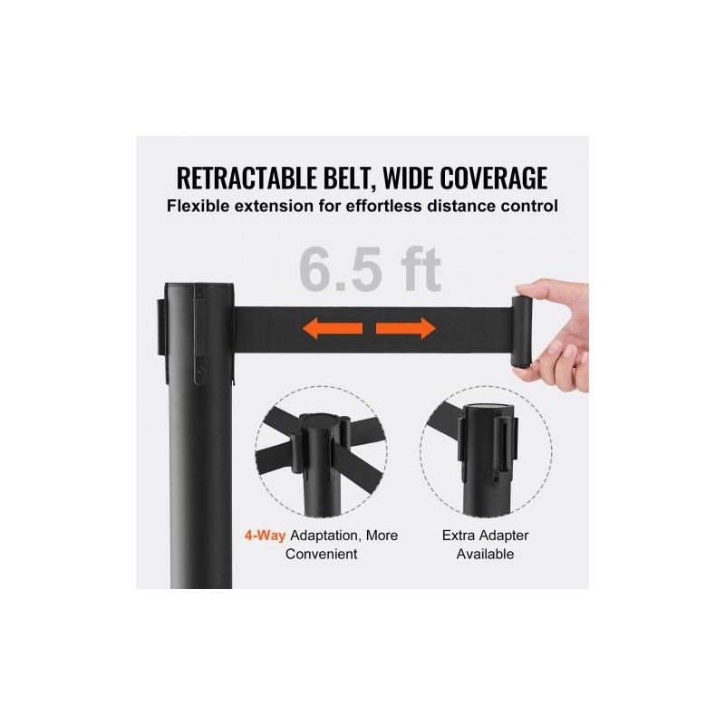 Jononohjaustolpat hiiliterästä 2 kappaletta 2 m nauha betonitäytteiset jalustat