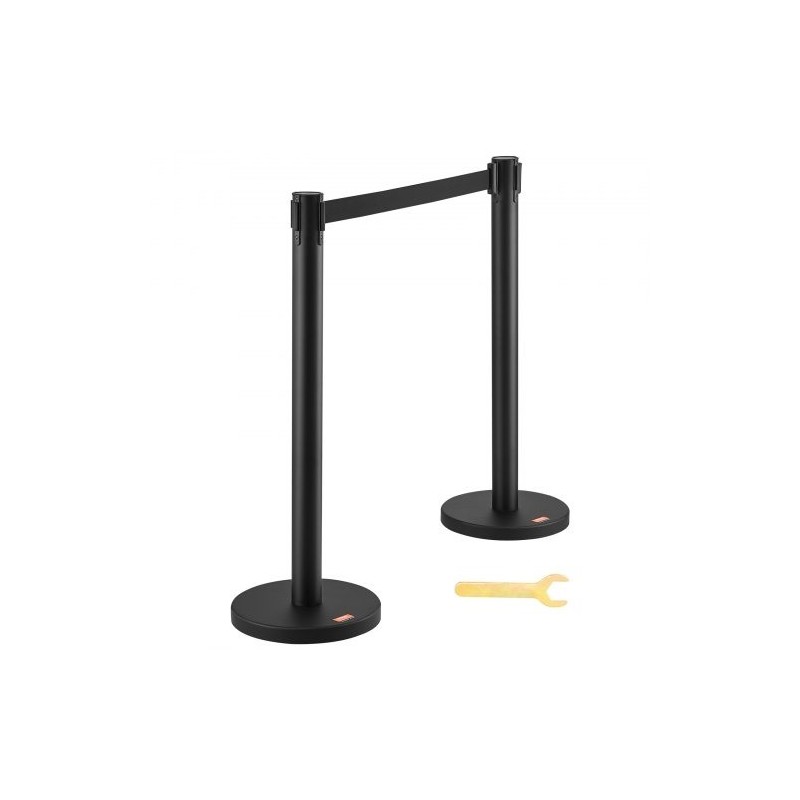 Jononohjaustolpat hiiliterästä 2 kappaletta 2 m nauha betonitäytteiset jalustat