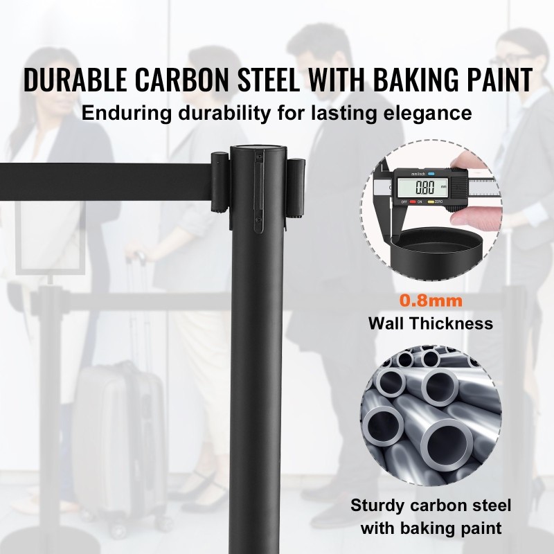 Jononohjauspylväät kuusi kappaletta hiiliteräspylväät betonitäytteiset jalustat kolme sisäänkelautuvaa nauhaa opastekehys