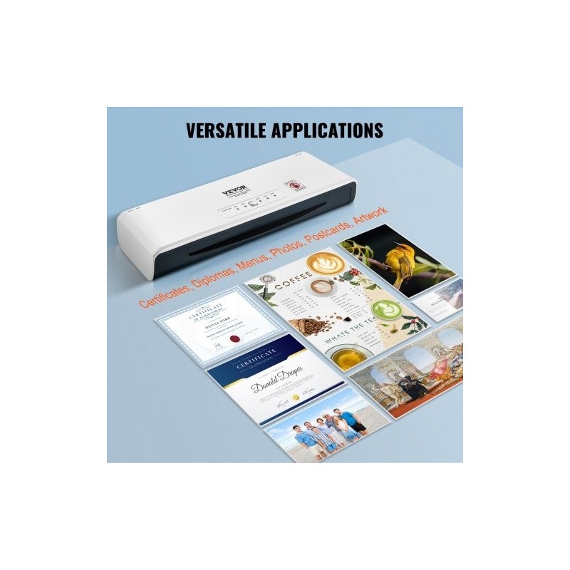 Laminointilaite kolmetoista tuuman nelirullainen kaksitoiminen kuuma ja kylmä