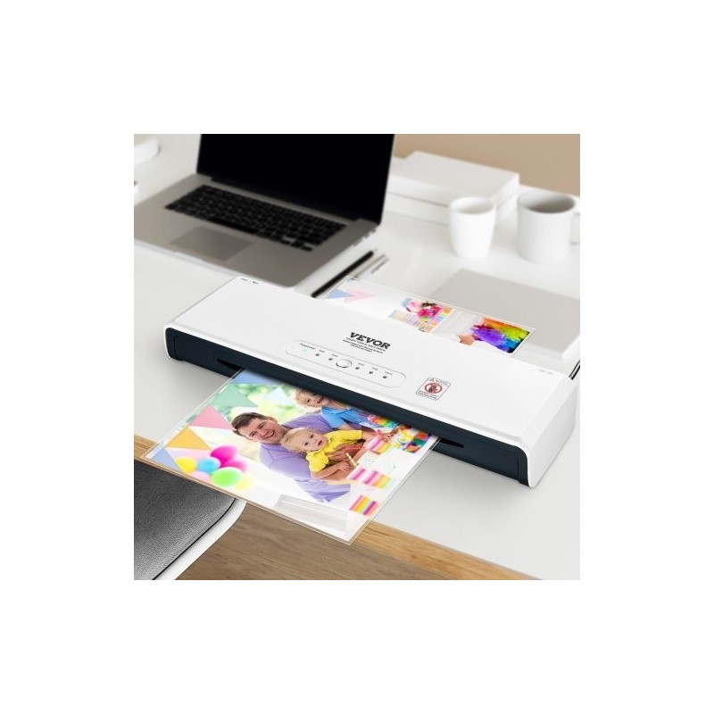 Laminointilaite kolmetoista tuuman nelirullainen kaksitoiminen kuuma ja kylmä