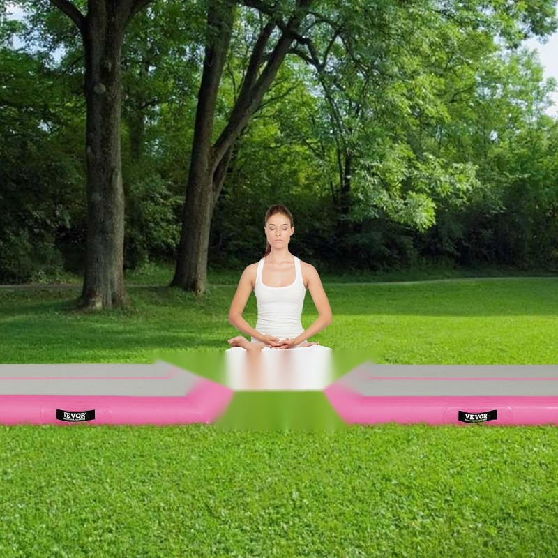 Ilmatäytteinen voimistelumatto PVC 3 m harjoitteluun sisältää sähköpumpun