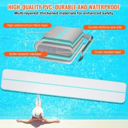 Ilmatäytteinen harjoittelumatto PVC-tarpauliinista 6,1 metriä 600 watin pumpulla