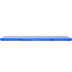 Ilmatäytteinen voimistelumatto PVC materiaalista 3000x1010x100 mm sininen sähköpumpulla ja säilytyslaukulla