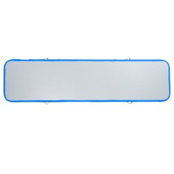Ilmatäytteinen PVC-voimistelumatto 398x101x10 cm 4 tuumaa 600W pumppu sininen