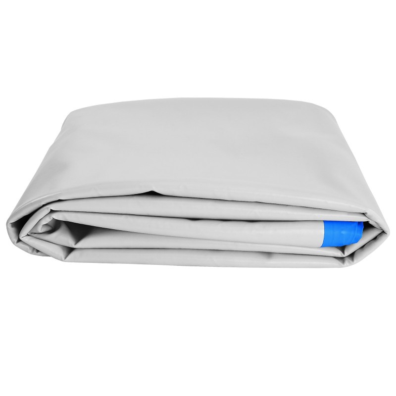 Ilmatäytteinen PVC-voimistelumatto 398x101x10 cm 4 tuumaa 600W pumppu sininen