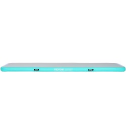 Ilmatäytteinen voimistelumatto PVC 100 mm paksu 3000x1010 mm mintunvihreä 600W pumppu mukana