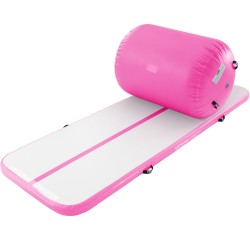 Täytettävä PVC voimistelumattosetti 2-osainen 3000x1010x100 mm sisältää ilmarullan ja 600W pumpun