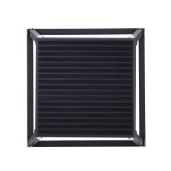 Plyometriaboksi teräsrunko 12 tuuman korkeus liukumaton silikonipinta 227 kg kantavuus musta