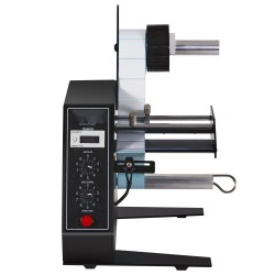 Automaattinen etiketinjakaja leveys 15–125 mm pituus 3–150 mm alumiiniseosakselit 24 voltin kuparikäämimoottori