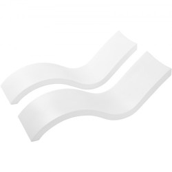 Allastuolit PE muovia 2 kappaletta täytettävät sopivat matalaan altaaseen 200 kg kantavuus