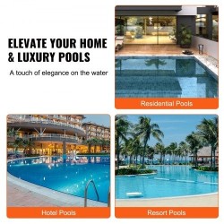 Allastuolit PE-muovia 2 kappaletta täytettävät sopivat matalaan altaaseen 200 kg kantavuus