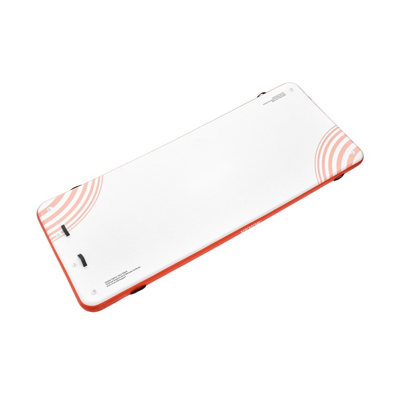 Ilmatäytteinen PVC-harjattu liukumaton laituri 4,57 x 1,82 m irrotettavalla tikkaalla