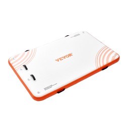 Ilmatäytteinen PVC-kelluva laiturialusta 2,43 x 1,52 m liukuestepintainen irrotettavalla tikkaalla