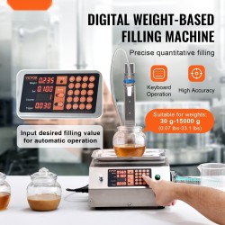 Nestetäyttökone ruostumatonta terästä 30–15000 gramman täyttömäärä digitaalinen ohjaus kuusi suutinta
