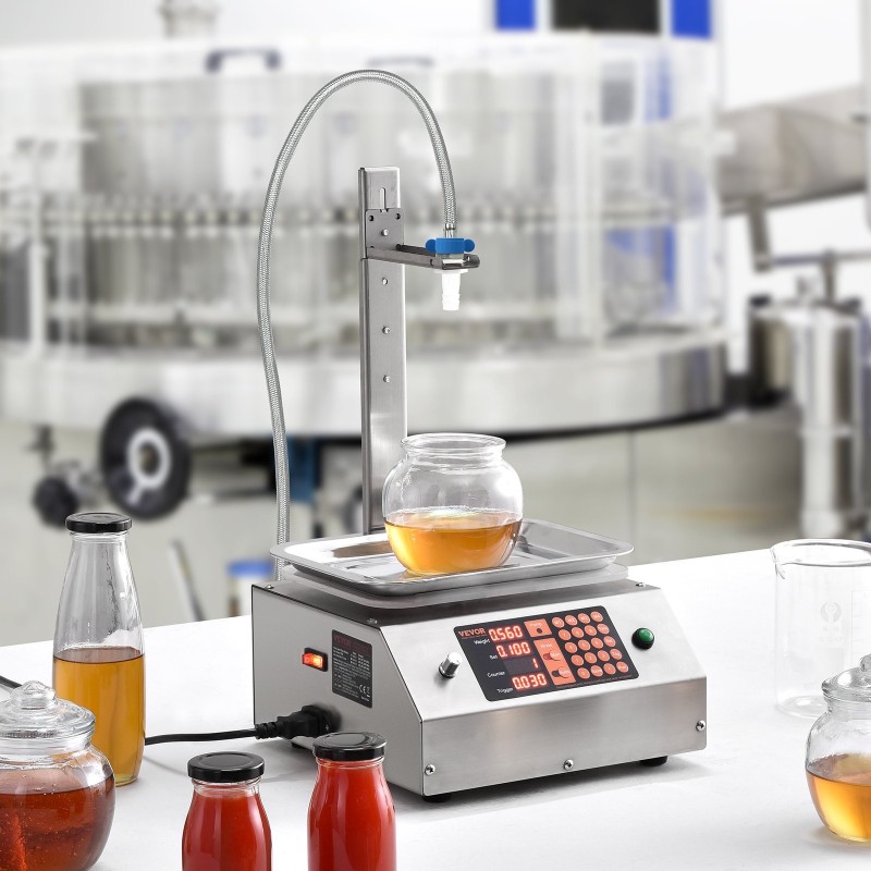 Nestetäyttökone ruostumatonta terästä 30–15000 gramman täyttömäärä digitaalinen ohjaus kuusi suutinta