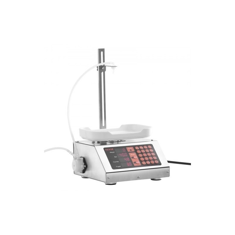 Nestetäyttökone 5–50 g annostelulla peristalttipumpulla digitaalinen ohjaus 201-ruostumatonta terästä yksisuuttiminen