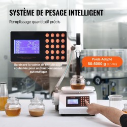 Automaattinen nestetäyttökone viskooseille nesteille 50–5000 gramman punnitusalue 120 watin vaihdepumppu