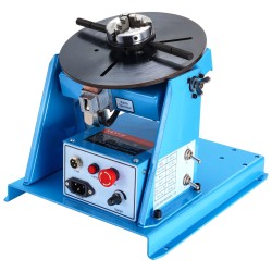 Pyörivä hitsausasetin hiiliteräs 10kg kantavuus 0 90 asteen kallistus 205mm pöytä 3 leukainen istukka