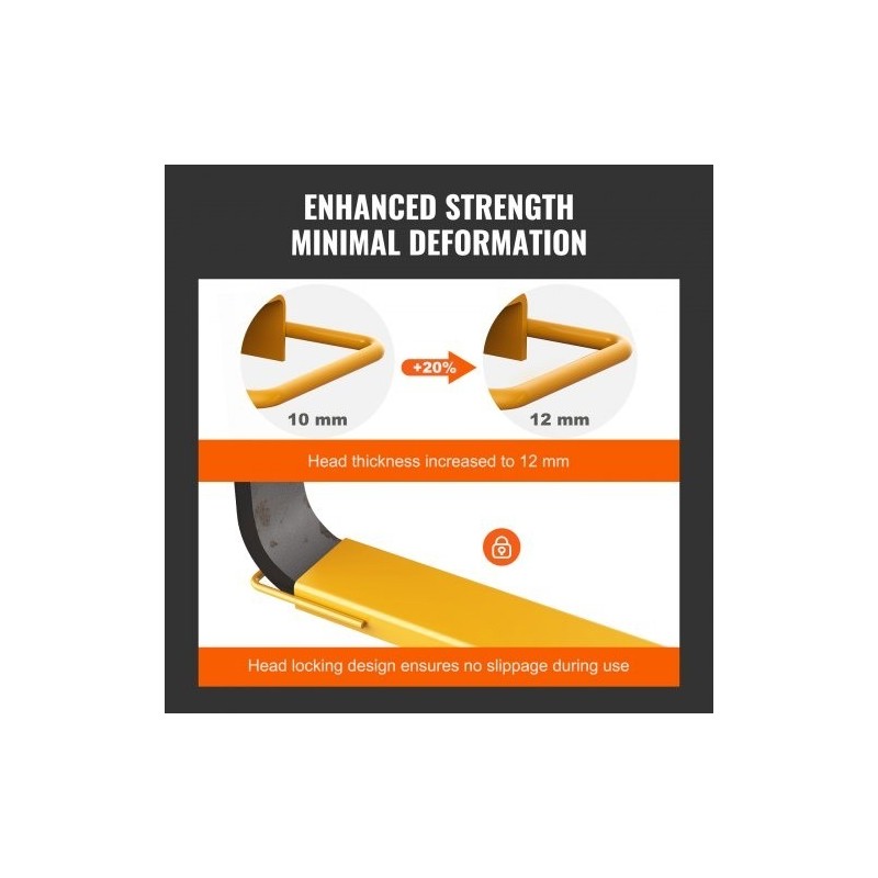 Trukkipiikin jatkeet Q235 hiiliteräs 2440 mm 125 mm leveys 1 pari