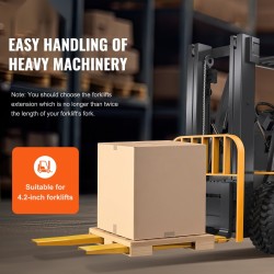 Lavahaarukan jatkeet jauhemaalattu hiiliteräs 1520 mm 1 pari 1815 kg