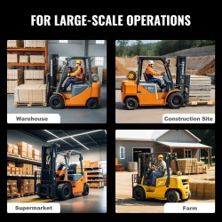 Lavahaarukan jatkeet jauhemaalattu hiiliteräs 1520 mm 1 pari 1815 kg