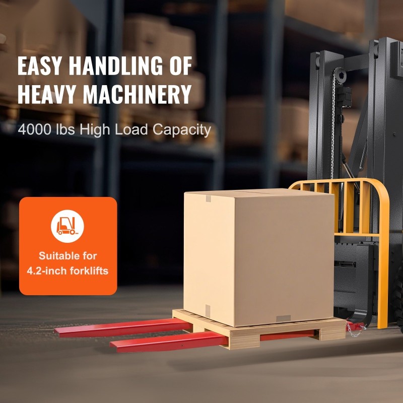 Lavapiikkien jatkeet Q235-hiiliteräs 2090 mm 1 pari sopii 106 mm piikeille