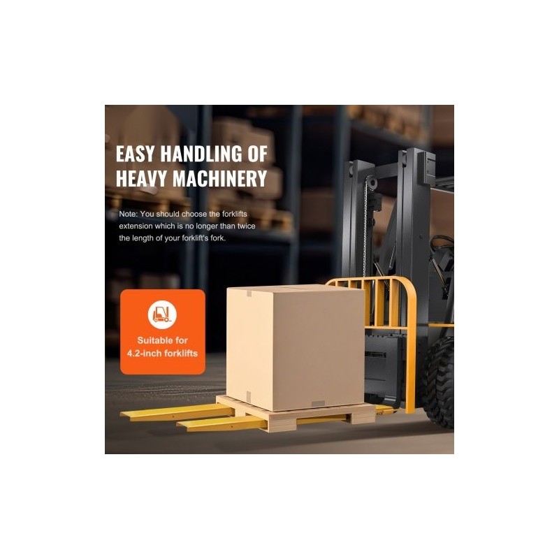 Trukkipiikin jatkeet jauhemaalattu hiiliteräs 2130 mm sisäleveys 115 mm 1 pari