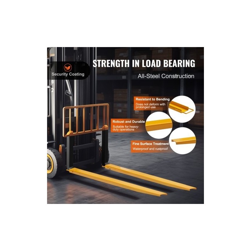 Trukkipiikin jatkeet jauhemaalattu hiiliteräs 2130 mm sisäleveys 115 mm 1 pari