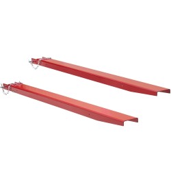 Trukkipiikkien jatkeet hiiliterästä 1840 mm sisäleveys 115 mm 1 pari