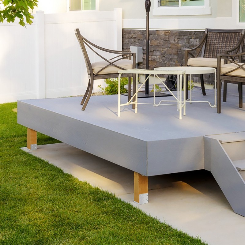 Pylvään jalusta ruostumattomasta teräksestä säädettävä 203x203 mm sisämitat 198x185 mm