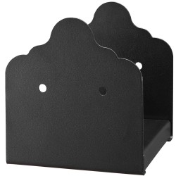 Pilarijalusta 6x6 hiiliteräksinen 2 kpl sisämitat 150 x 141 mm musta