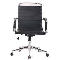 Ergonominen toimistotuoli nahka- tai keinonahkapäällysteellä säädettävä korkeus