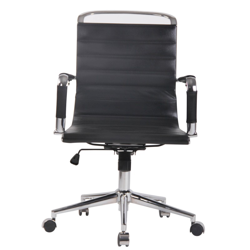 Ergonominen toimistotuoli nahka- tai keinonahkapäällysteellä säädettävä korkeus