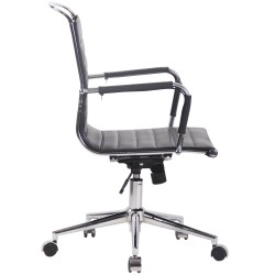 Ergonominen toimistotuoli nahka- tai keinonahkapäällysteellä säädettävä korkeus