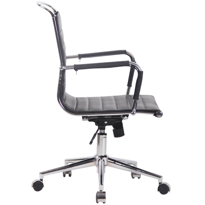 Ergonominen toimistotuoli nahka- tai keinonahkapäällysteellä säädettävä korkeus