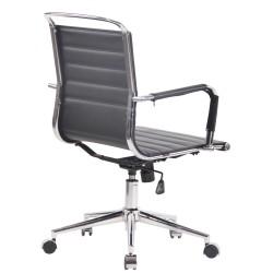 Ergonominen toimistotuoli nahka- tai keinonahkapäällysteellä säädettävä korkeus