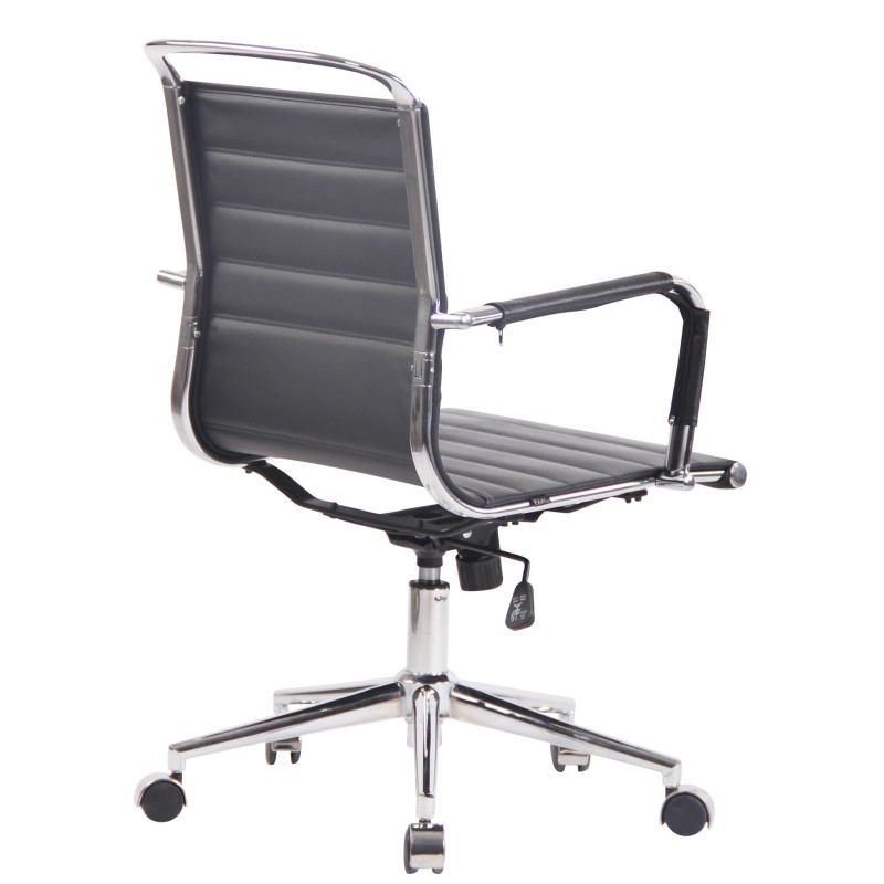 Ergonominen toimistotuoli nahka- tai keinonahkapäällysteellä säädettävä korkeus