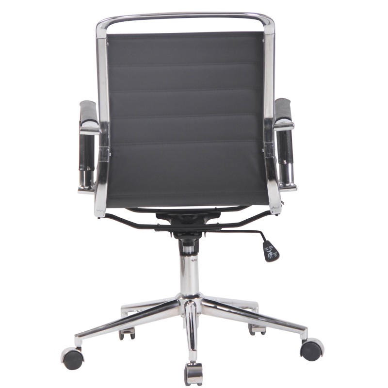 Ergonominen toimistotuoli nahka- tai keinonahkapäällysteellä säädettävä korkeus