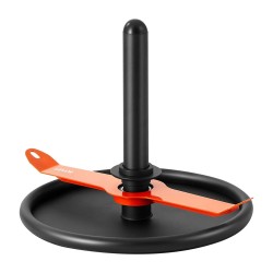 Teräksinen voimareki yhteensopiva 51 millimetrin reiälle vetovaljaalla oranssi ja musta