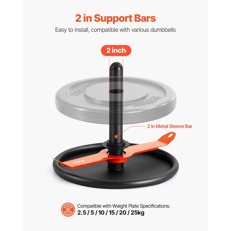 Teräksinen voimareki yhteensopiva 51 millimetrin reiälle vetovaljaalla oranssi ja musta