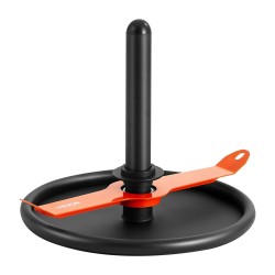 Teräksinen voimareki yhteensopiva 51 millimetrin reiälle vetovaljaalla oranssi ja musta