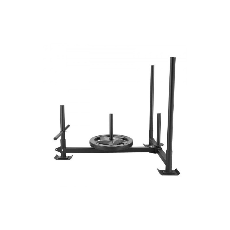 Teräsvoimareki 227 kilon kantavuus sopii 2 tuuman levypainoille musta